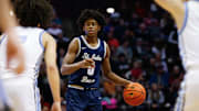 Sophomore Guard Brandon McCoy of St. John Bosco (California) during the 39th annual Tournament of Champions against Edmond North (Oklahoma) at Great Southern Bank Arena on Friday, Jan. 12, 2024.