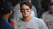 Boston Red Sox outfielder Roman Anthony (19) against the Philadelphia Phillies at Citizens Bank Park on July 21.