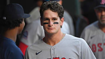 Boston Red Sox outfielder Roman Anthony (19) against the Philadelphia Phillies at Citizens Bank Park on July 21.