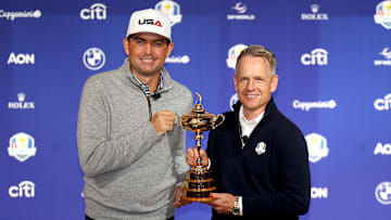 2025 Ryder Cup captains Keegan Bradley and Luke Donald