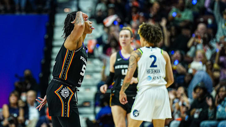 Connecticut Sun guard Tyasha Harris.