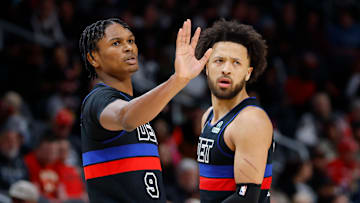Ausar Thompson, Cade Cunningham, Detroit Pistons