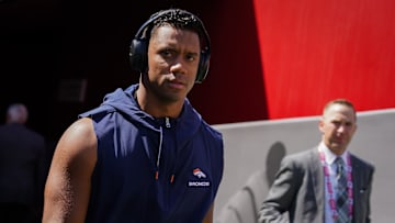 Denver Broncos quarterback Russell Wilson