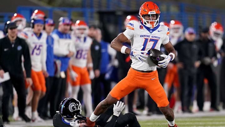 Boise State Broncos wide receiver Prince Strachan. Boise State Broncos wide receiver Prince Strachan.