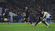 Kaoru Mitoma (far right) scored a superb opener