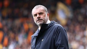 Ange Postecoglou during the Premier League defeat against Wolves