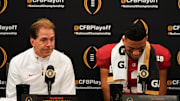 Tagovailoa played three seasons for Saban at Alabama from 2017 to '19.