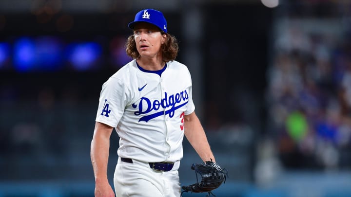Los Angeles Dodgers pitcher Tyler Glasnow. Los Angeles Dodgers pitcher Tyler Glasnow.