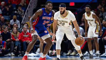 Nov 2, 2023; New Orleans, Louisiana, USA;  New Orleans Pelicans forward Larry Nance Jr. (22)