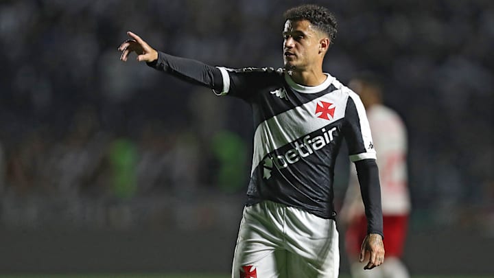 Coutinho disputou quatro jogos pelo Vasco desde que retornou ao clube que o formou