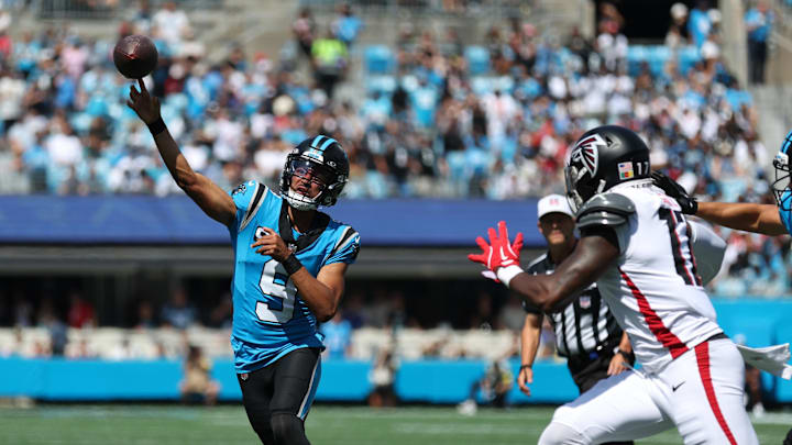 Carolina Panthers quarterback Bryce Young Carolina Panthers quarterback Bryce Young