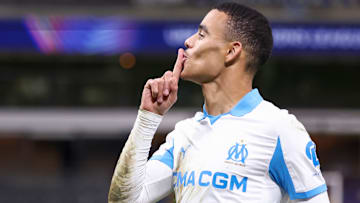 Mason Greenwood débute la rencontre face à Liverpool. Mason Greenwood débute la rencontre face à Liverpool.