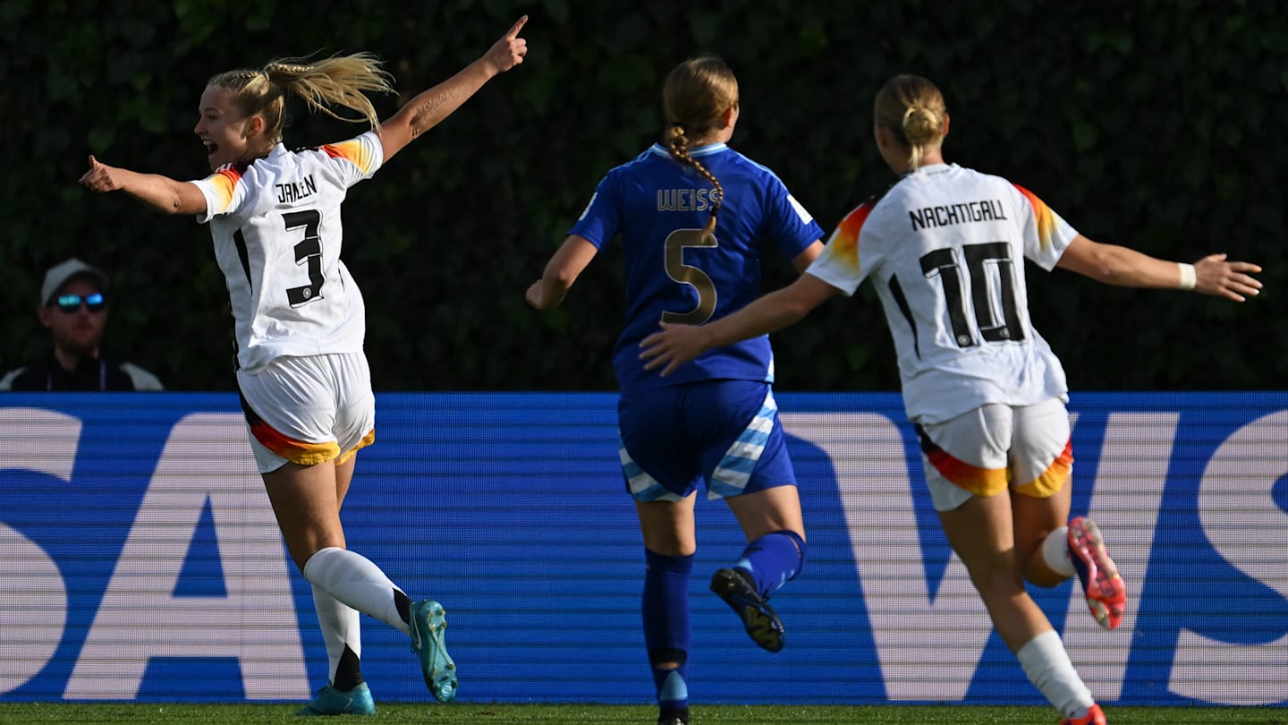 Dos goles de ensueño: la sub-20 alemana tras derrotar a Argentina en cuartos de final