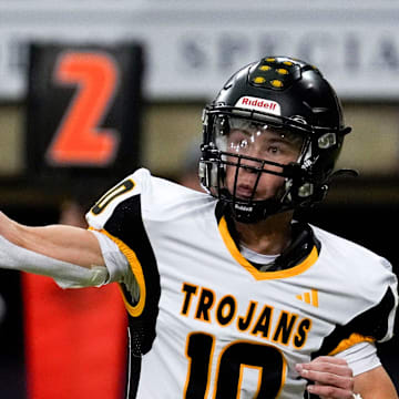 AJ Harder of Tri-Center is one of the top returning quarterbacks in Iowa high school football.