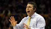 Former Georgia Tech Yellow Jackets head coach Josh Pastner reacts on the sidelines against the Pittsburgh Panthers during the first half at the Petersen Events Center. 