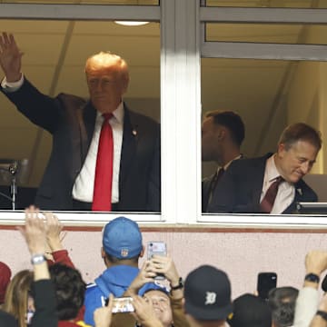Washington Commanders fans loudly booed President Donald Trump during halftime of the team’s game against the Detroit Lions on Sunday.