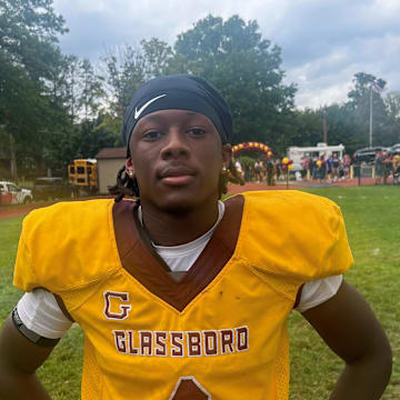 Glassboro's Amari Sabb was a standout on both sides of the ball, helping lead the Bulldogs to a 22-12 season-opening win at Haddon Heights on Saturday.