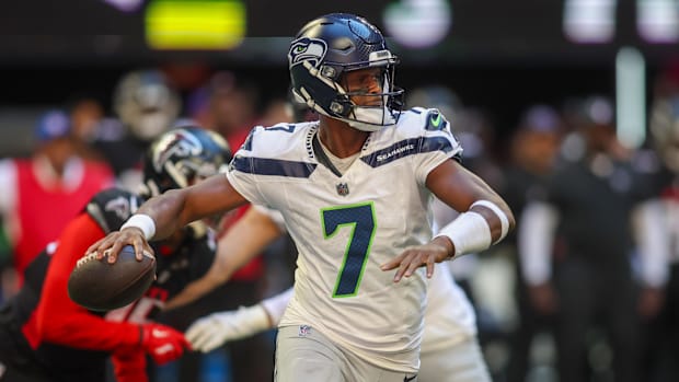 Smith led the Seahawks past the Falcons in Week 7.