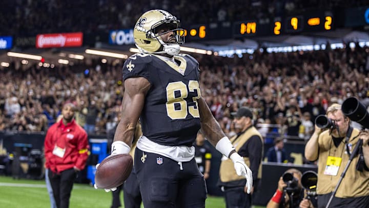 Saints TE Juwan Johnson leads his position in targets after the first two weeks of the fantasy football season. Saints TE Juwan Johnson leads his position in targets after the first two weeks of the fantasy football season.