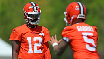 Cleveland Browns QB Shedeur Sanders, Dillon Gabriel