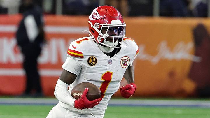 Kansas City Chiefs receiver Xavier Worthy