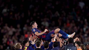 Robert Lewandowski wurde beim FC Barcelona verabschiedet