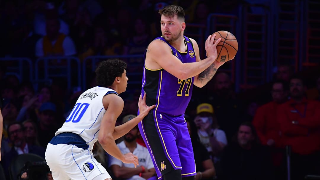 Los Angeles Lakers, Dallas Mavericks, Luka Doncic, Max Christie, Anthony Davis
