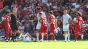 Mac Allister was sent off