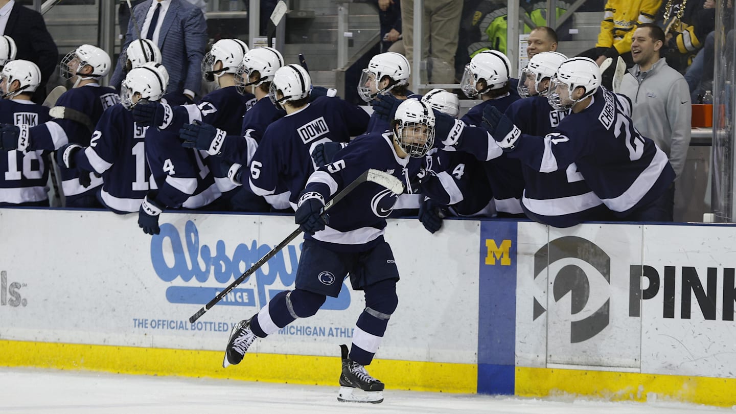 Penn State Hockey: Nittany Lions Sweep Michigan in Big Ten Tournament