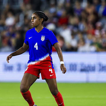 USWNT celebrated a 3-0 victory over Argentina Wednesday night.