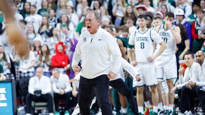 Michigan State head coach Tom Izzo