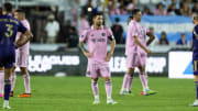 Messi was involved in a heated contest