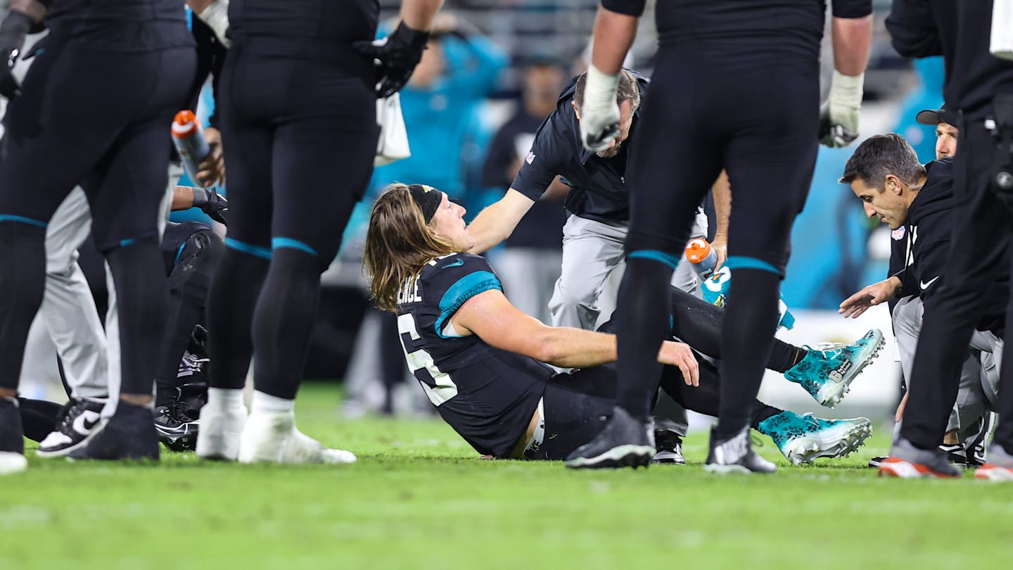 Trevor Lawrence suffers terrifying injury after vicious hit by Texans