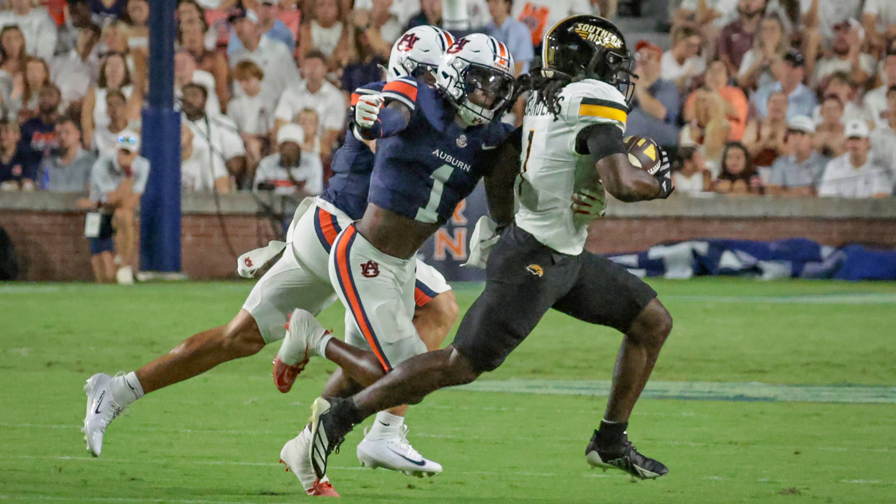 Southern Miss Overwhelmed at Auburn in First Road Test Under Blake Anderson