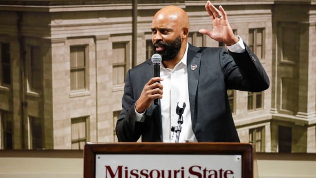 Cuonzo Martin was introduced as the head coach at Missouri State 