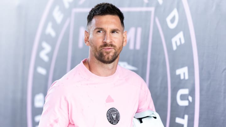 Lionel Messi, attaquant de l'Inter Miami