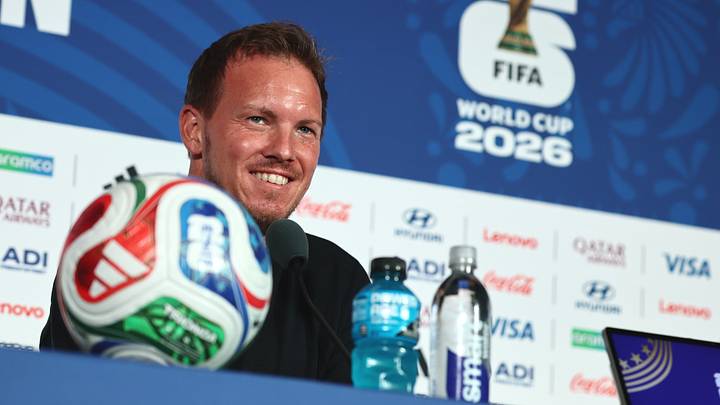 Julian Nagelsmann auf der Pressekonferenz