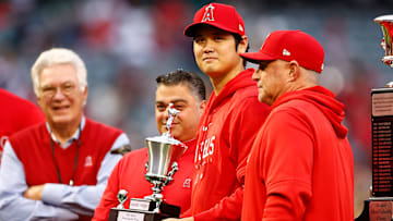 Oakland Athletics v Los Angeles Angels
