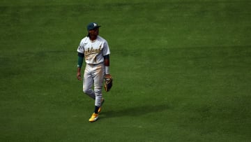 Oakland Athletics v Los Angeles Angels