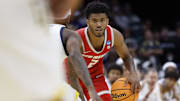 New Mexico Lobos guard Donovan Dent.