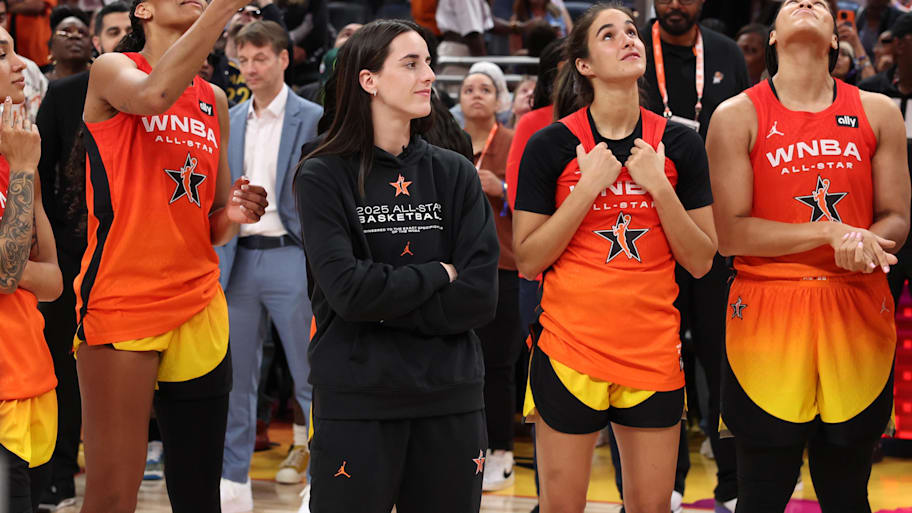 Caitlin Clark didn't play in the WNBA All-Star Game due to injury but she still had a lot of fun at the event.  | Trevor Ruszkowski-Imagn Images