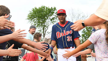 The Greenville Drive took on the Bowling Green Hot Rods at Fluor Field on April 4, 2025.This was the opening day of the season and the 20h Anniversary of the Drive at the park.
