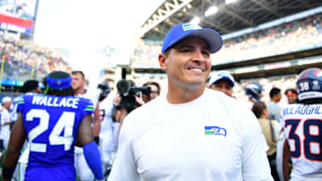 Mike Macdonald of the Seattle Seahawks