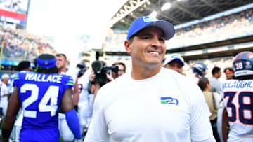 Mike Macdonald of the Seattle Seahawks