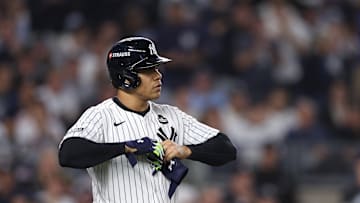Juan Soto during the World Series against the Los Angeles Dodgers