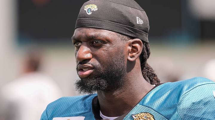 Jacksonville Jaguars Wide Receiver Brian Thomas Jr. (7) walks off the field after the Jacksonville Jaguars eighth day of NFL Training Camp at the Miller Electric Center in Jacksonville, Fla., Friday, August 7, 2026.  