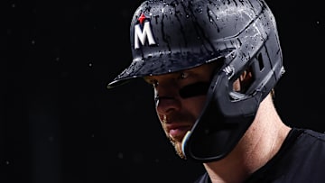 Sep 27, 2025; Philadelphia, Pennsylvania, USA; Minnesota Twins catcher Ryan Jeffers (27) prepares to bat during the seventh inning against the Philadelphia Phillies at Citizens Bank Park. Mandatory Credit: Bill Streicher-Imagn Images