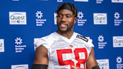 Giants ILB Bobby Okereke has missed two days of practice with a shoulder issue.
