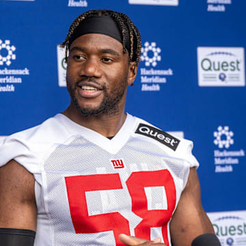 Giants ILB Bobby Okereke has missed two days of practice with a shoulder issue.