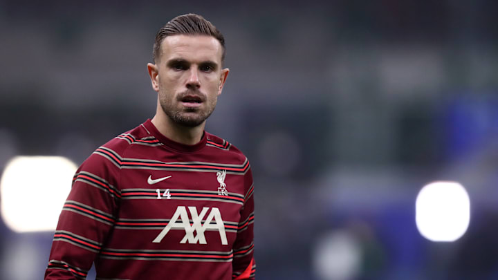 Jordan Henderson of Liverpool Fc looks on during warm up... Jordan Henderson of Liverpool Fc looks on during warm up...